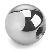 Product Image - Steel and Brass Ball Knobs