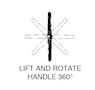 Lift and Rotate Handle 360°